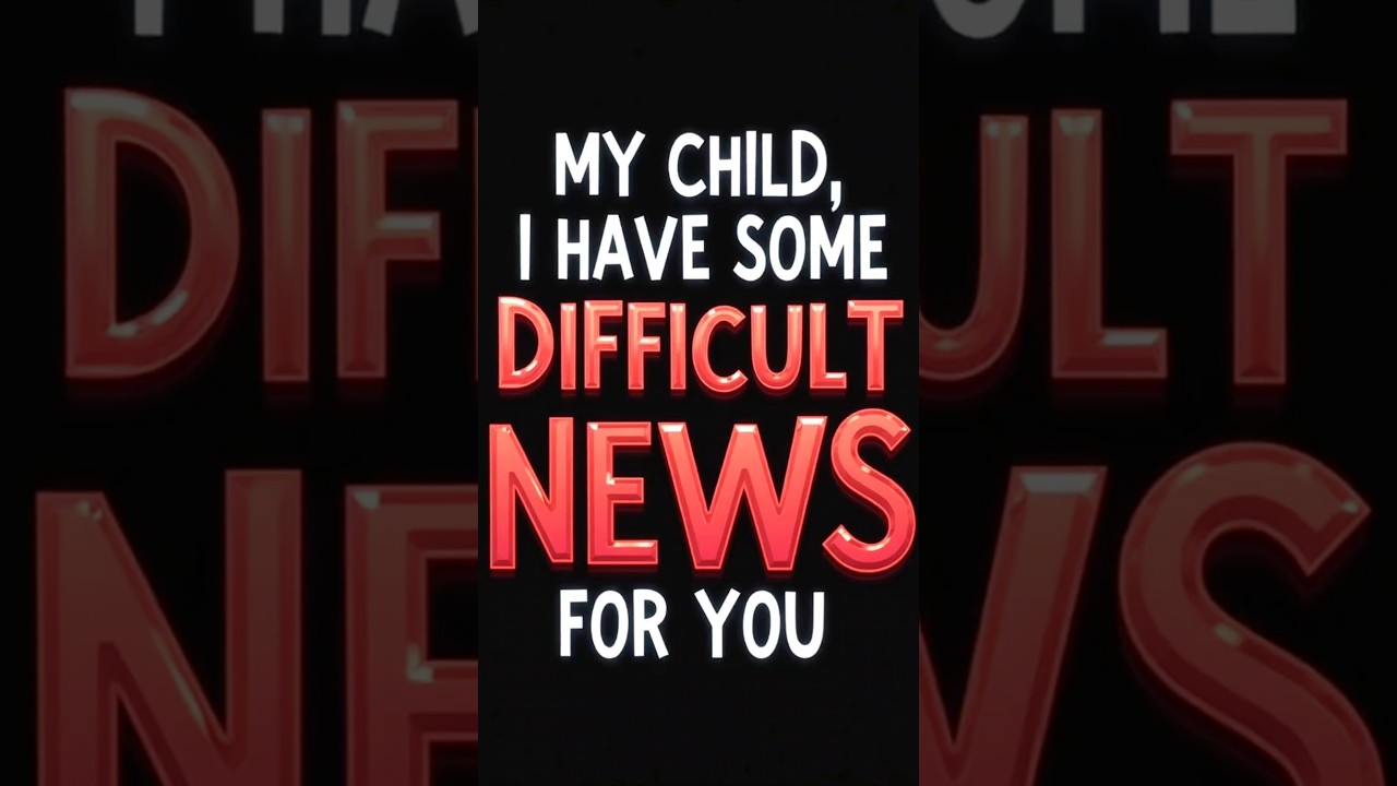 GOD SAYS: I MUST TELL YOU THIS, EVEN IF IT HURTS | GOD MESSAGE TODAY | GOD BLESSINGS MESSAGE 