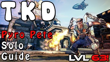 Borderlands 2 - How to Solo Pyro Pete UVHM! (Zer0 W/ Commentary)