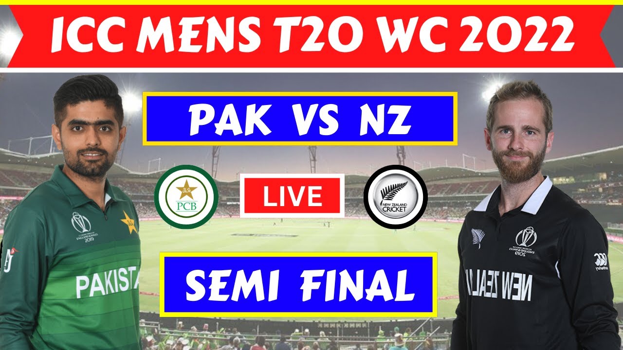 🔴Live: Pakistan vs New Zealand Live | T20 World Cup Semi Final Live ...