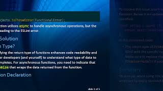 How to Fix the Missing Return Type Error in Jest with ESLint