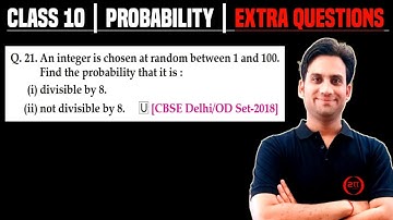 An integer is chosen at random between 1 to 100. Find the probability that it is :(i) divisible by