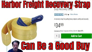 Harbor Freight Recovery Strap Discussion
