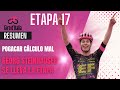 Georg Steinhauser se lleva la etapa 17 / Pogacar atacó pero no logró llegar a tiempo 🔥🚴‍♂️