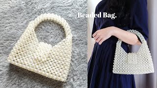 DIY Beaded Bag | How To Make Beaded Bag | Tutorial Cara Membuat Tas Manik