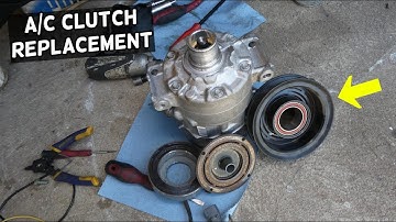 AC COMPRESSOR CLUTCH REPLACEMENT DODGE DART. AC NOT WORKING FIX