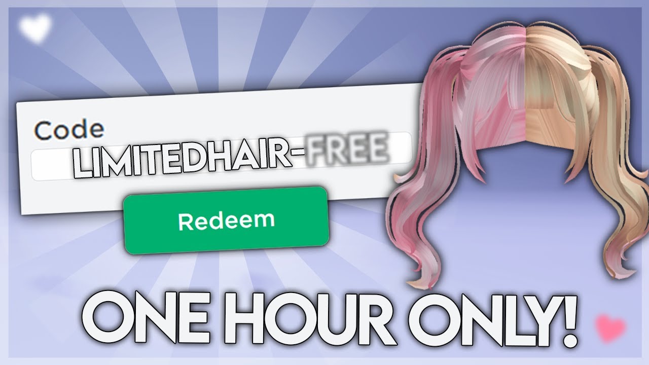 ROBLOX PROMO CODE FREE ITEM & NEW FREE BUNDLE INCLUDES HAIR- ALSO