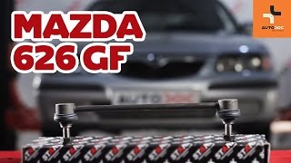 Como mudar Pendural da barra estabilizadora MAZDA 626 V (GF) - vídeo grátis online