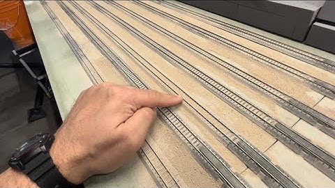 N scale HOW TO BALLAST KATO UNITRACK with TILE GROUT