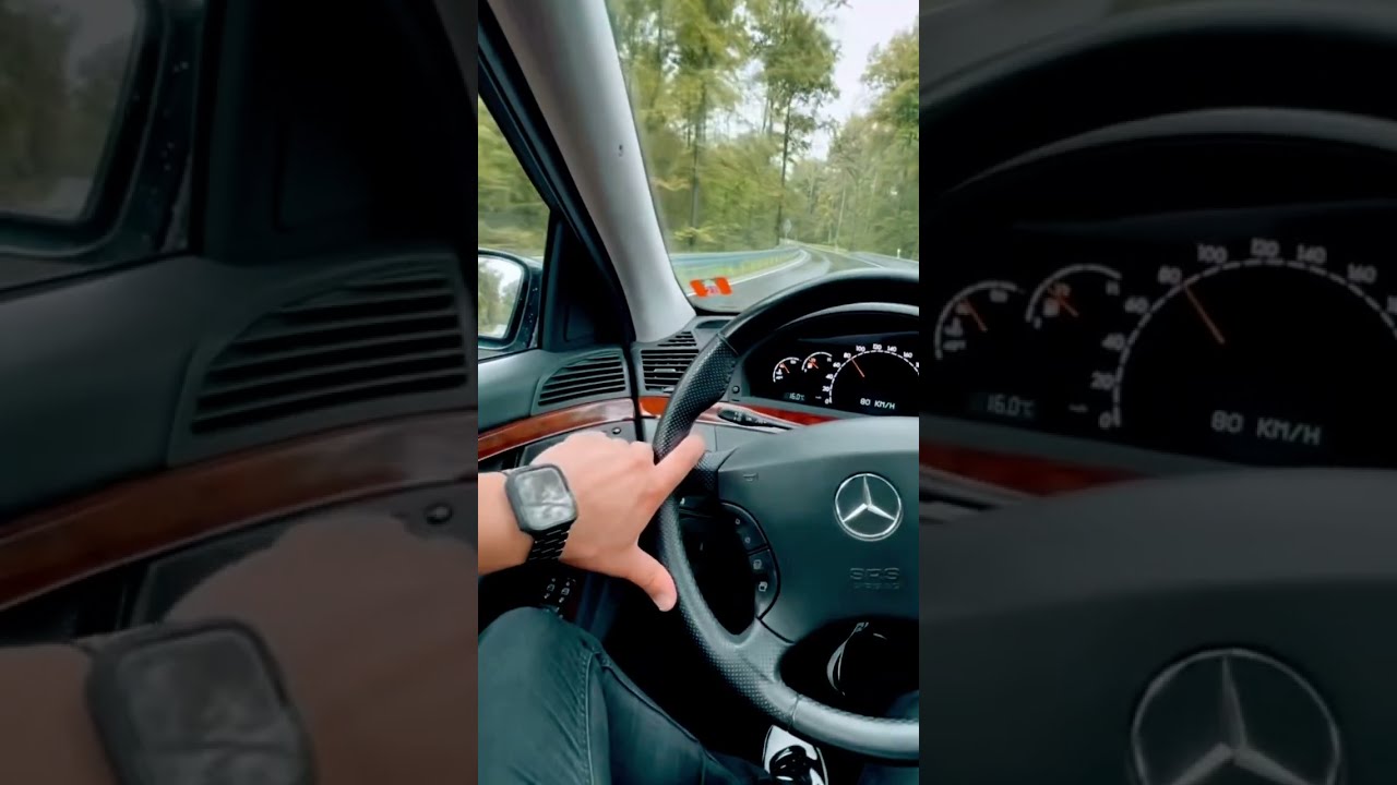  Mercedes W220 Pov Shorts Short Shortvideo Shortsvideo Videos Video Videoshort Car Cars