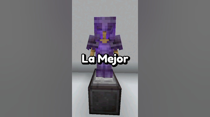 La MEJOR ARMADURA de Minecraft #minecraft