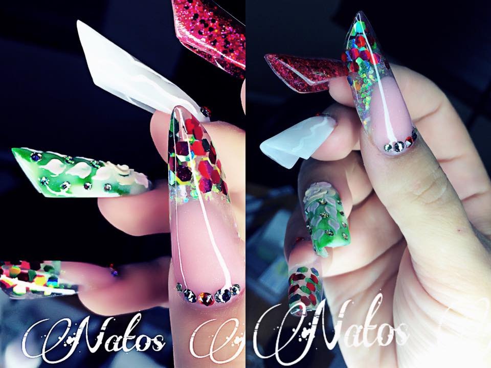 Uñas Acrilicas Viva Mexico | Natos Nails