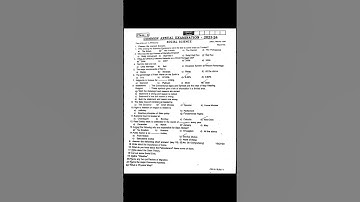 8th Social science Annual exam Question paper 2024|8thsocial