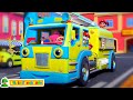 Wheels On The Fire Truck Go Round and Round, Nursery Rhymes For Kids