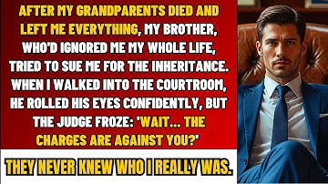 My Brother Thought He’d Get The INHERITANCE — Until I Entered Court And The Judge RECOGNIZED Me