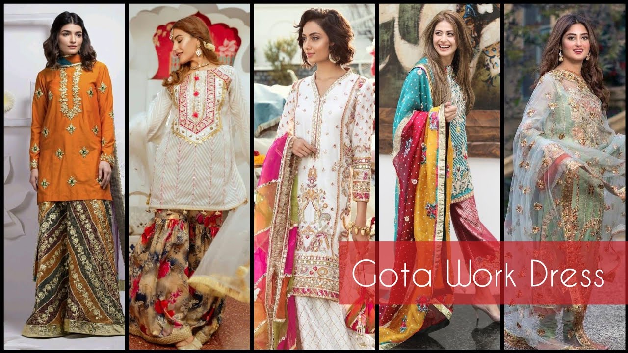 Top Class 60 Gota Work Party Wear Dress Collection 2019/20