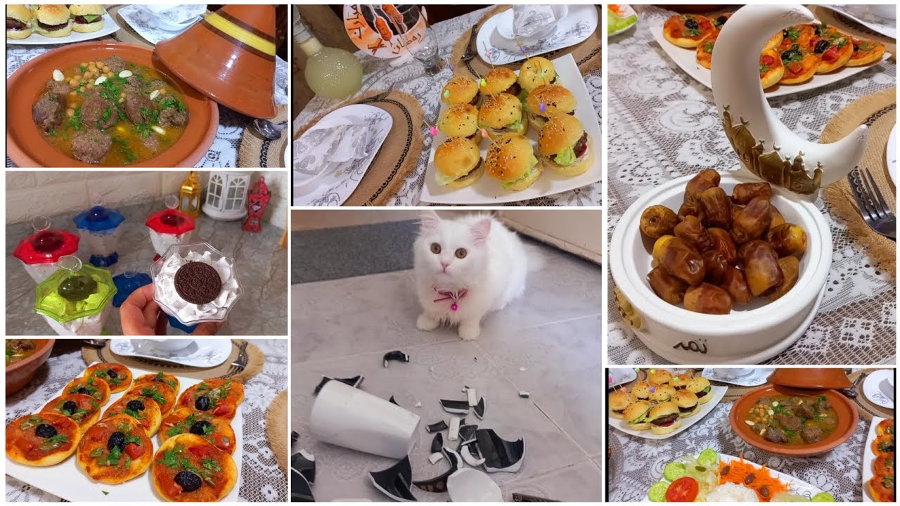 طاولة افطار جزائرية%في الغربة🇪🇬 احلى حاجة كيف نشوف اطباقي التقليدية منورة🥰 مثوم عاصمي قوة في البنة