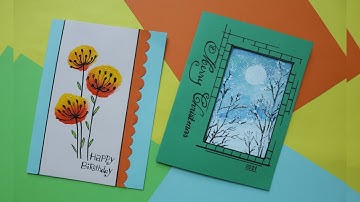 Mĩ thuật 6 Bài 4| THIỆP CHÚC MỪNG | Greetting card | DIY Birthday card | DIY Christmas card |Nâu art