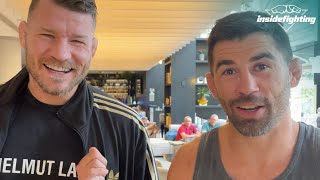 Michael Bisping hilariously crashes our Dominick Cruz interview