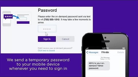 Yahoo rolls out new on-demand password feature