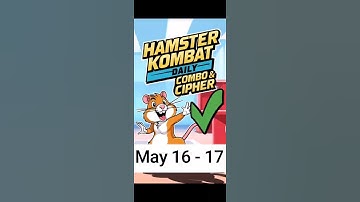 Hamster Kombat GameDev Daily Combo & Daily Cipher May 16 - 17 Claim Your Rewards!