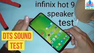 infinix hot 9 DTS sound and speaker test