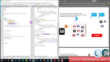Matrices y sus Operaciones en Pseudocodigo PARTE 3/8