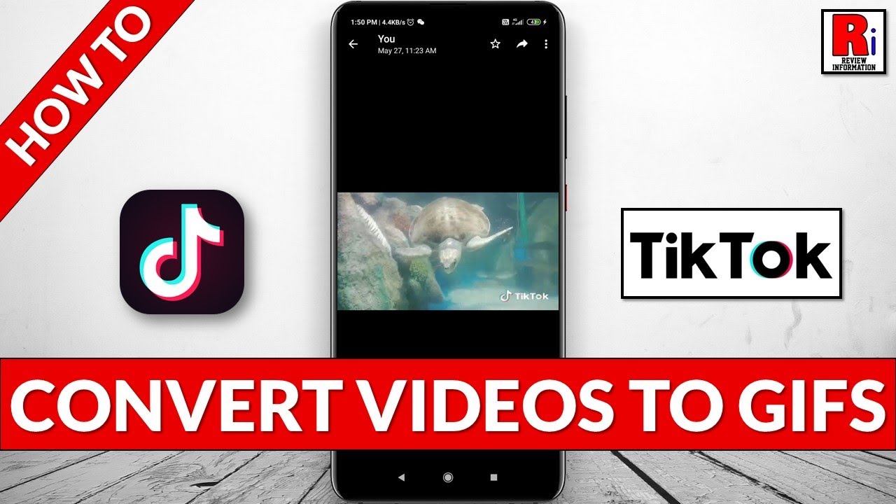 How to create a GIF from a TikTok video