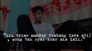 Story Wa'' Kata kata bahasa jawa 28 detik''sing gede pangampura mu