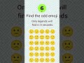 Can you find the odd emoji 🫠??#shortsfeed #shorts #challenge #relatable #emoji #trending
