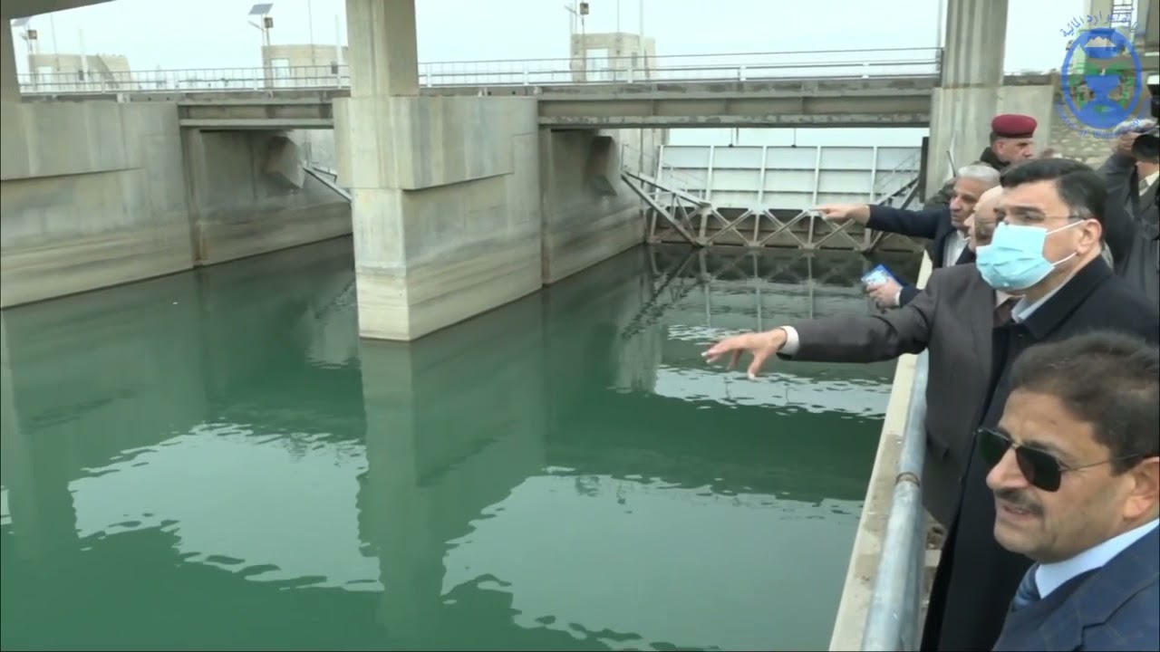 جولة السيد وزير الموارد المائية المهندس مهدي رشيد في سدة الهندية القديمة والجديدة ضمن محافظة بابل
