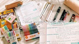 How I Take Notes, Get Straight A's, My Essentials, Back To School Tips +GIVEAWAY☺︎