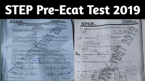 STEP Pre-Ecat Test 2019