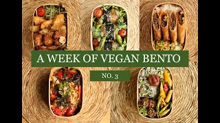 A WEEK OF BENTO NO.3 (ヴィーガン弁当Vegan✨