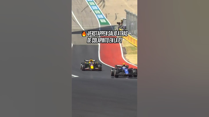 Verstappen sale atrás de Franco Colapinto en la Formula Uno GPUS #formula1 #f1 #colapinto#verstappen