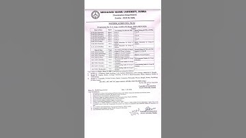 #skmu Sem 1 session 2023-27 exam date #skuniversity #spcollege #skmudumka