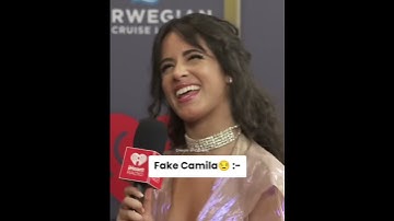 Thumbnail of Fake Camila😒 Vs Real Camila ☺️ #camilacabello #edits #shorts