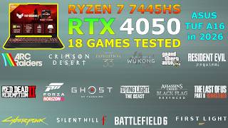 ASUS TUF A16 – RTX 4050 + Ryzen 7 7445HS – Still Good in 2026? (18 Games Tested) screenshot 2