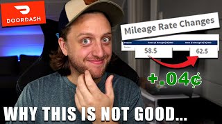 *UPDATE* IRS Standard Mileage Rate Change for DoorDash Drivers!