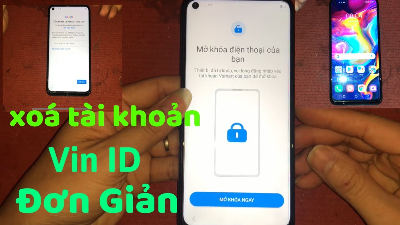xóa tài khoản Google +tài khoản VINID Vsmart/frp bypass vsmart joy4 frp ...
