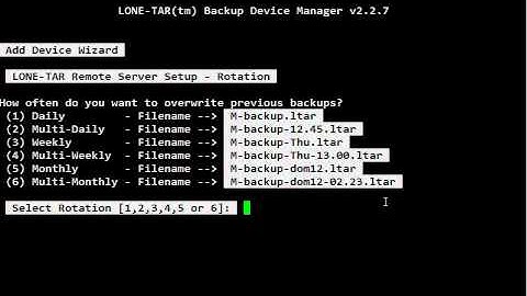 NFS Share (Network Backup) - Linux