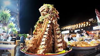 Amazing BANGKOK's STREET FOOD at Train Night Market l Thailand Street Food