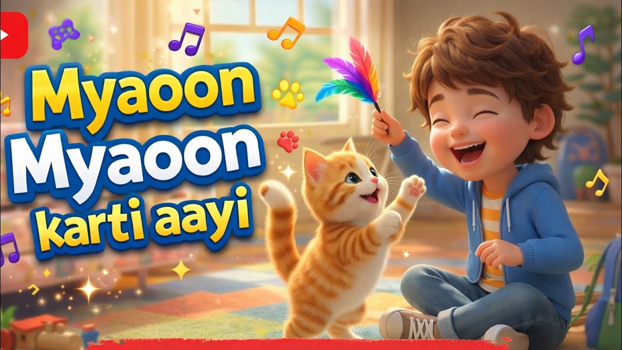 Myaoon Myaoon Karti Aayi!!Billi (Cat)Song  