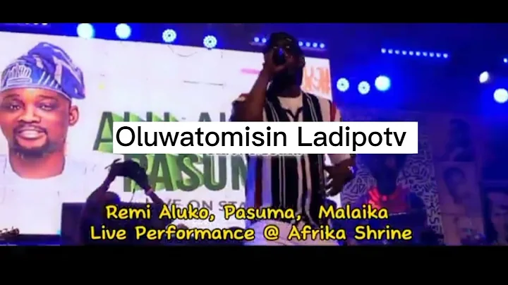 Remi Aluko Live in Concert, featuring Pasuma & Malaika. pt2