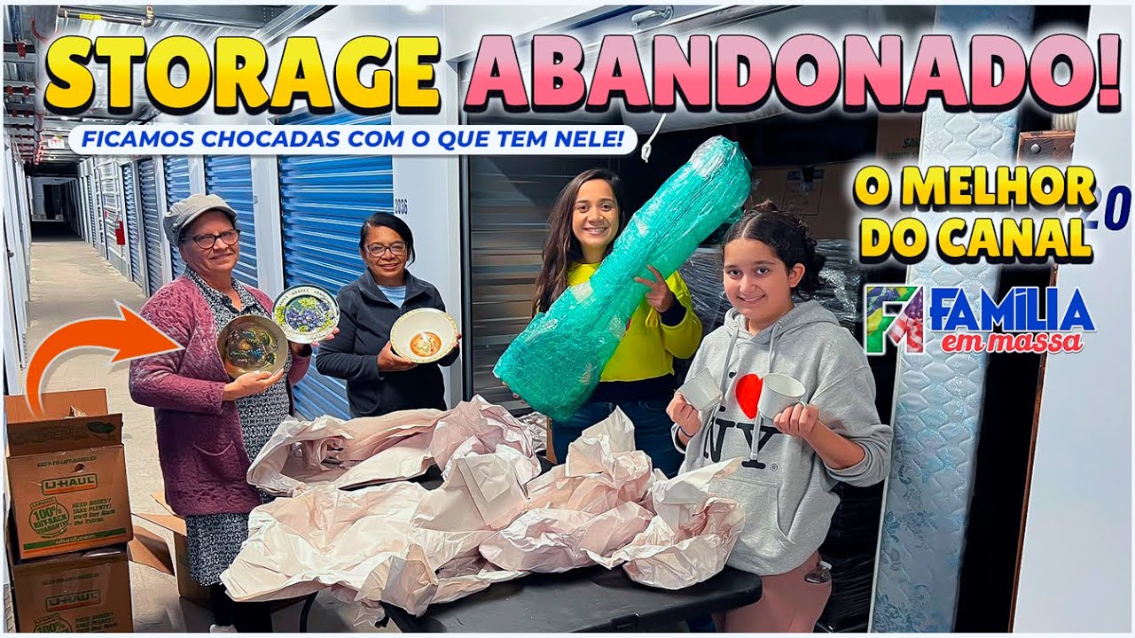 Storage ABANDONADO!😱  / Ficamos Chocadas Com o Que Tinha Nele!