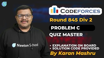 Codeforces Round 845 Div 2 | Problem C : Quiz Master Solution | Explanation +Code | Hindi Editorial