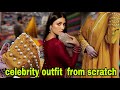 Summer dress design 2024 how to make designer outfit  underbudget celebrity  outfit  from scratch