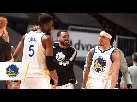 Damion Lee Beats the Buzzer for the Warriors' Win!