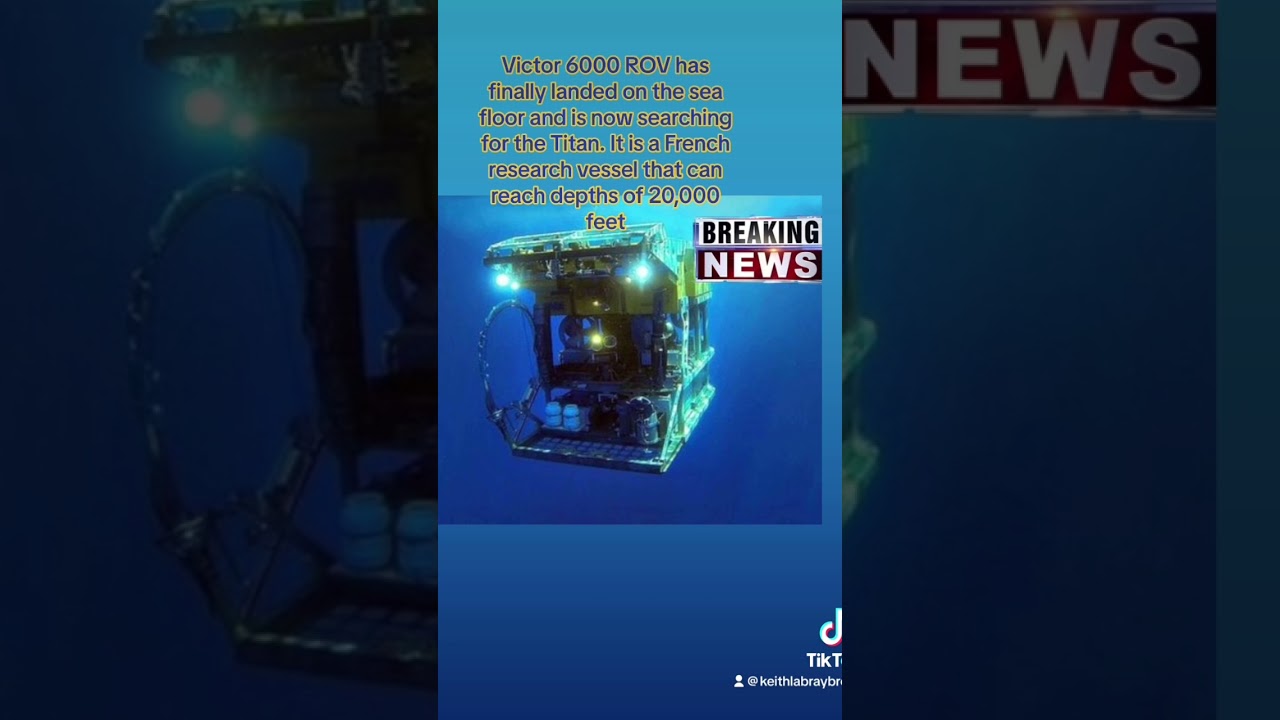 ROV Victor 6000 robot by Ifremer ic Institution (WHOI