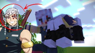 Tengen Uzui Spanking Kanzaki Aoi Demon Slayer Minecraft Animation