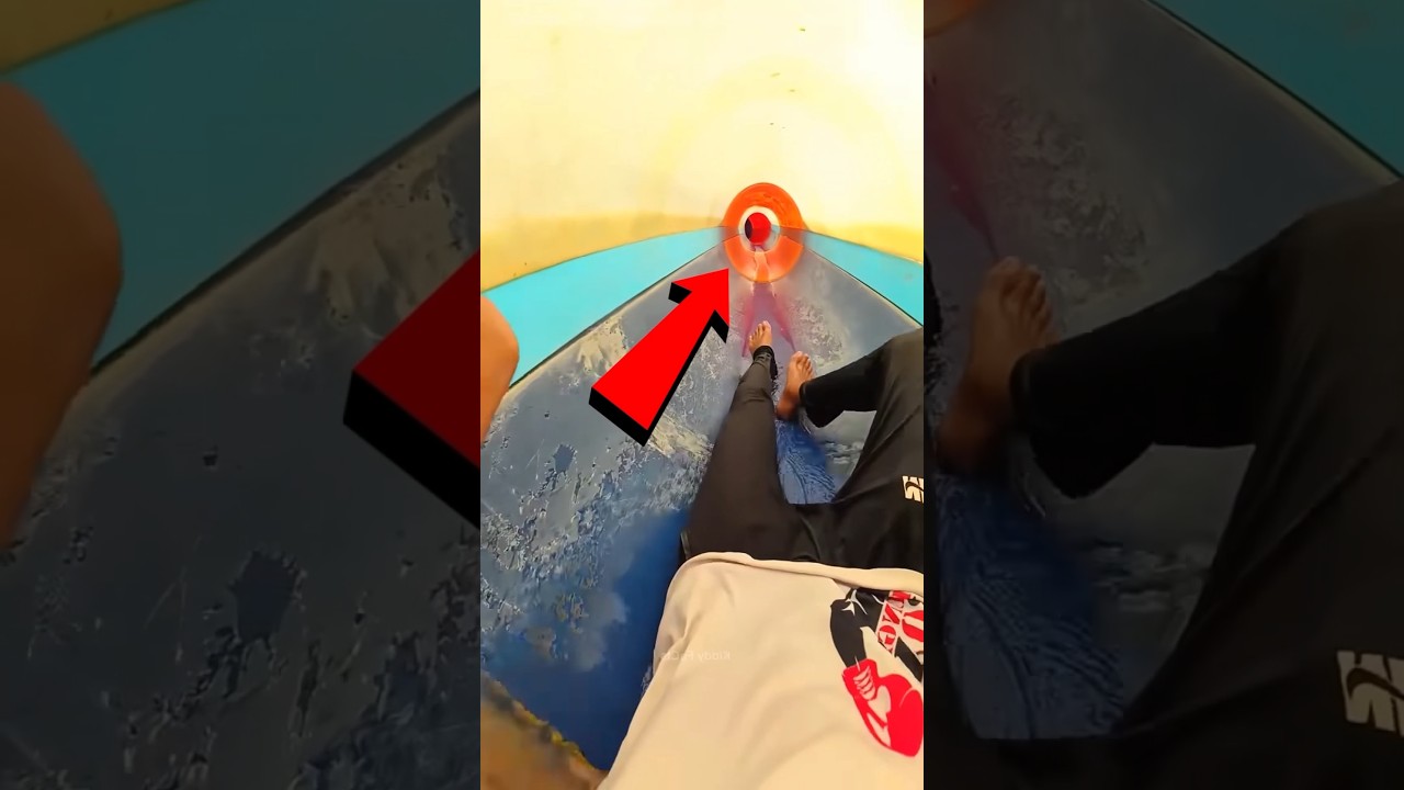 Мальчик сказал своему другу выключить всю воду на горке 